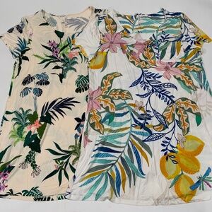 NWOT Soma Sz L Cool Nights Short Sleeve Nightshirts